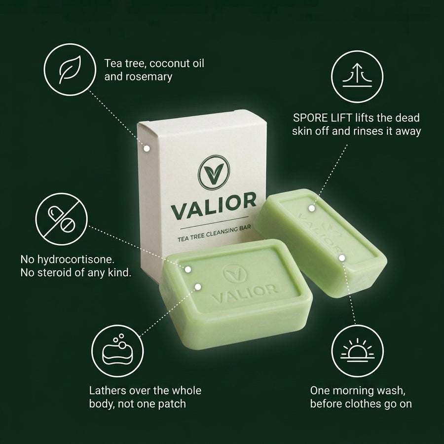 Valior Spore Lift bar and carton