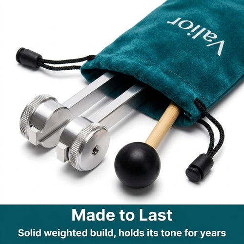 128 Hz Weighted Tuning Fork Kit for Tinnitus Relief