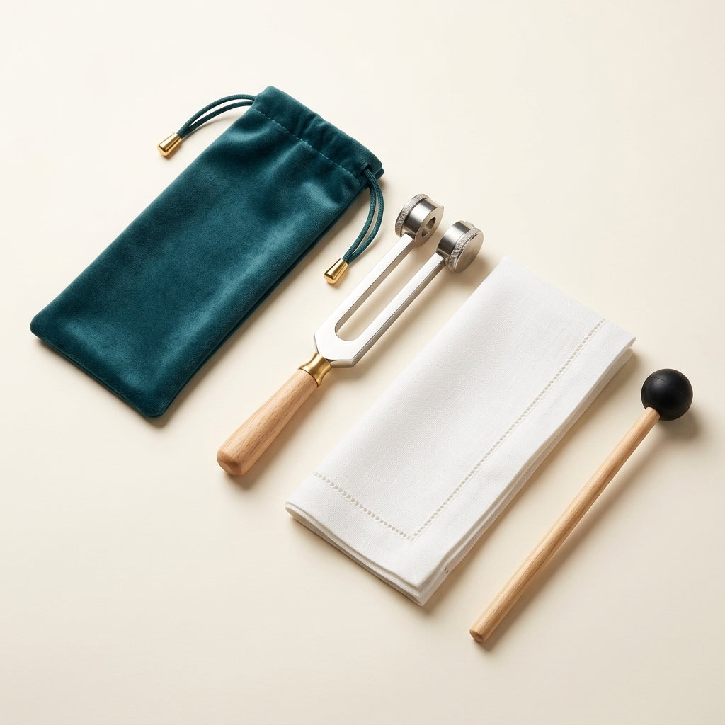 258 Hz Weighted Tuning Fork Kit for Tinnitus Relief