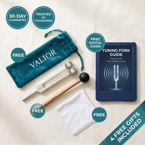 128 Hz Weighted Tuning Fork Kit for Tinnitus Relief