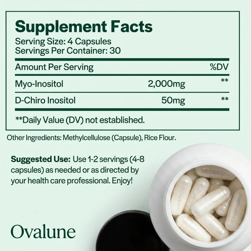 Ovalune supplement facts