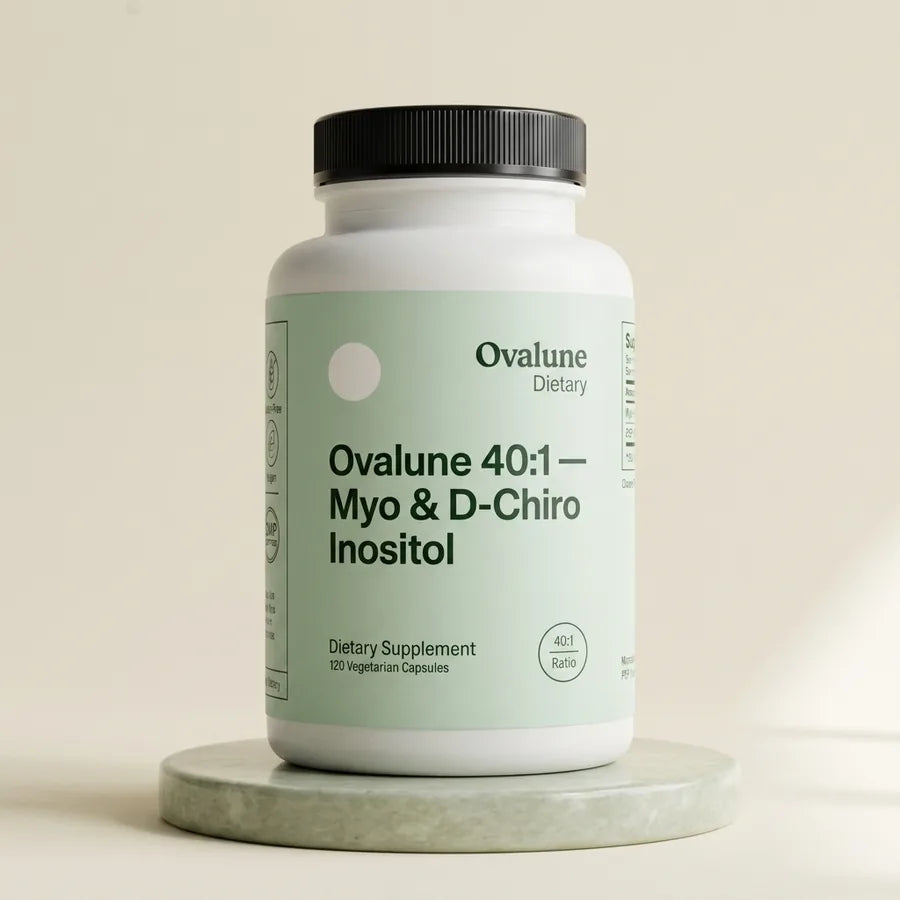 Ovalune 40:1 bottle - both amounts and ratio printed on the label